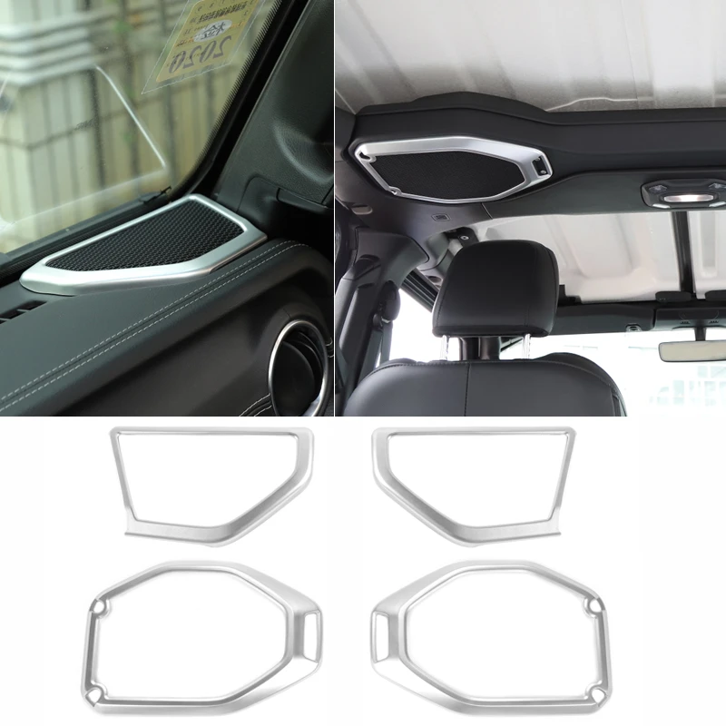 Yccpauto Abs A-pillar/roof Horn Trim Cover For Jeep Wrangler Jl 2018 2019  Car Interior Mouldings Sticker 4pcs/set - Automotive Interior Stickers -  AliExpress