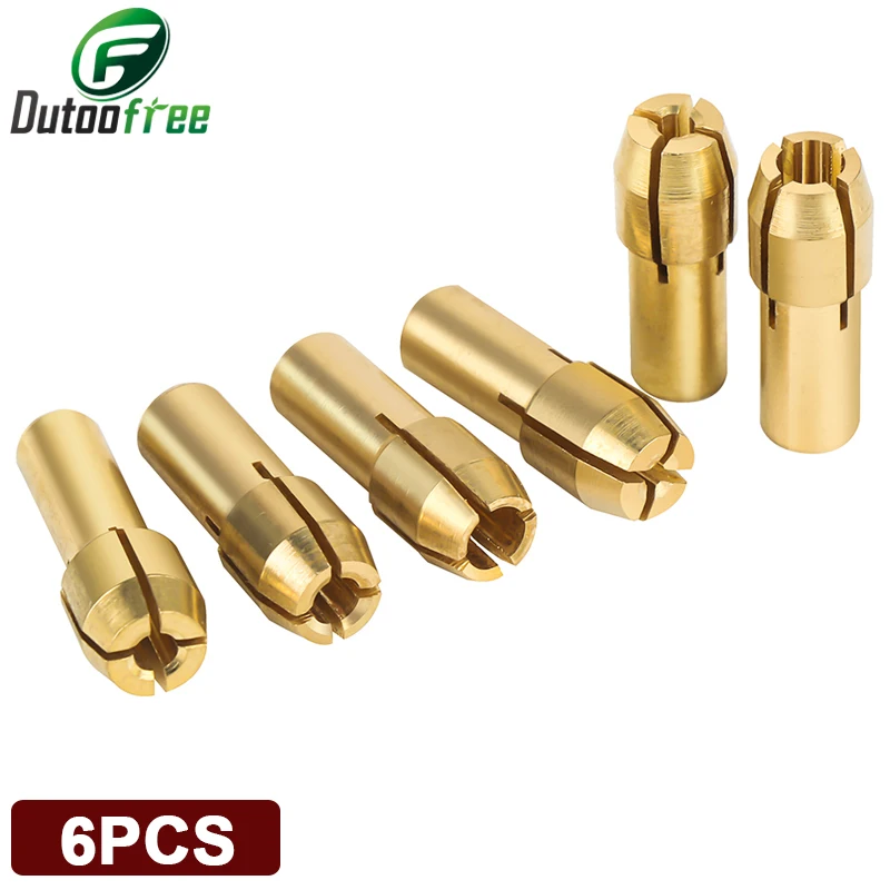 Power Tool Mini Drill Brass Collet Chuck for Dremel Rotary Tool Dremel Accessories Machine Polishing Engraver Electric