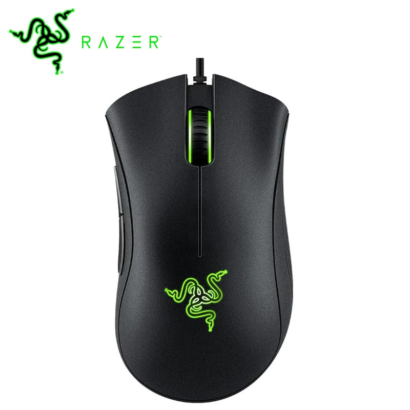

100% Original Razer DeathAdder Essential Wired Mouse Professional-Grade Gaming Mouse 6400DPI Optical Sensor Mice for Computer PC