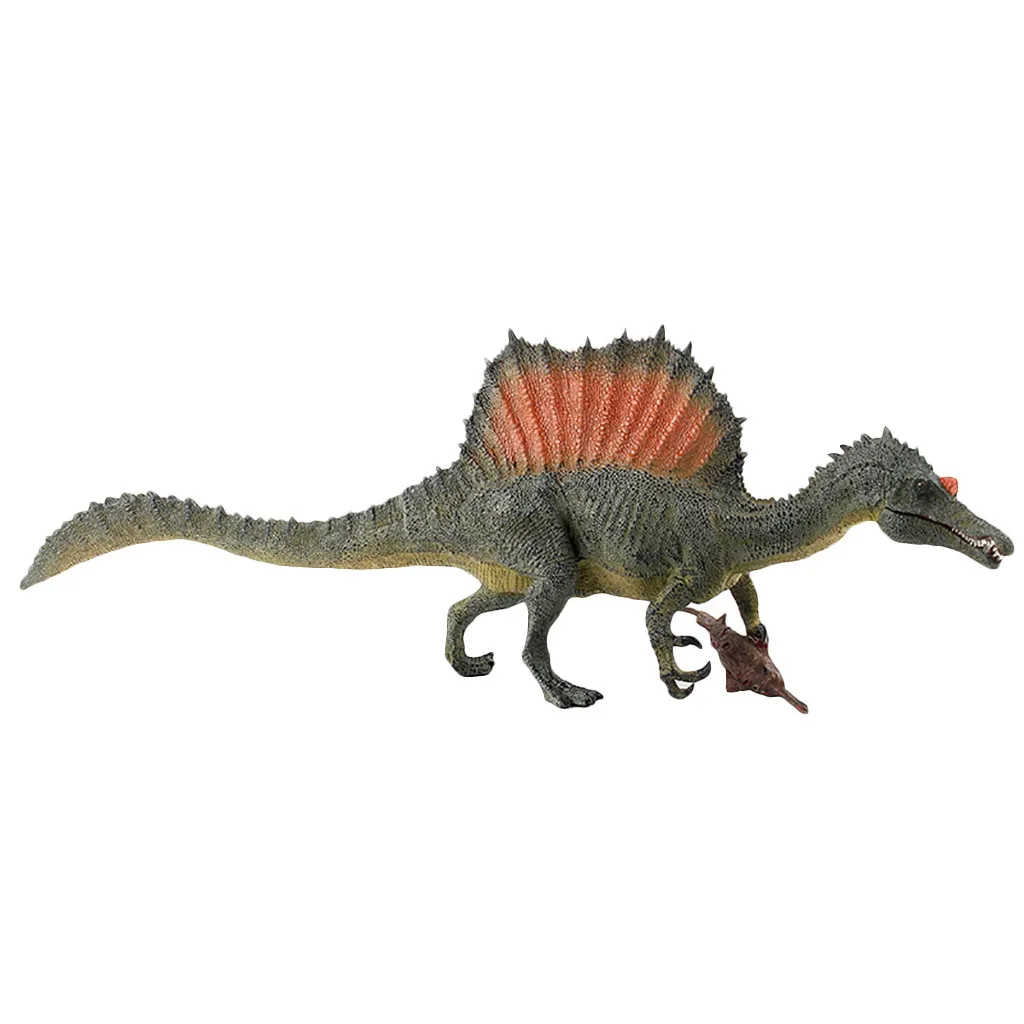 Большая имитация рыбной ловли спинозавр модель динозавра фигурка Реалистичная детская игрушка мод ручная роспись для мальчиков любимый Cadeau Pour