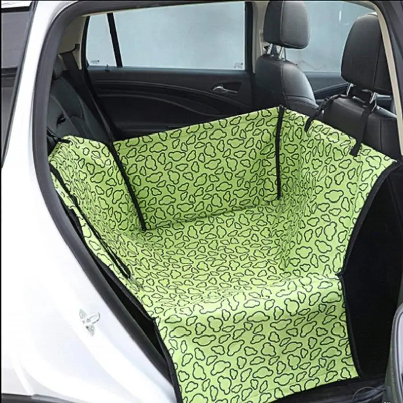 

Dog Car Seat Cover View Mesh Waterproof Pet Carrier Car Rear Back Seat Mat Hammock Cushion Protector With Zipper And Pockets