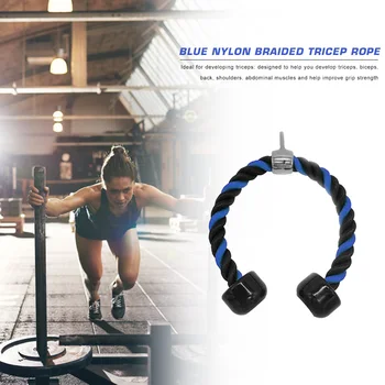 

Pull Down Triceps Braided Rope Nylon Biceps Bodybuilding Strength Training Cable Easily Carrying Sporting Elements