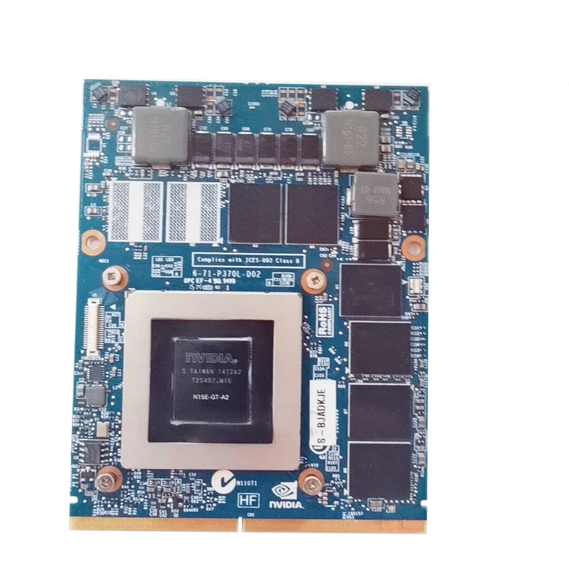 N15E-GT-A2 GTX 870M 970M ноутбук видеокарта MXM интерфейс GDDR5 3g Clevo MSI hp