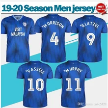 19 20/Кардифф город футбольные майки домашние футбольные рубашки