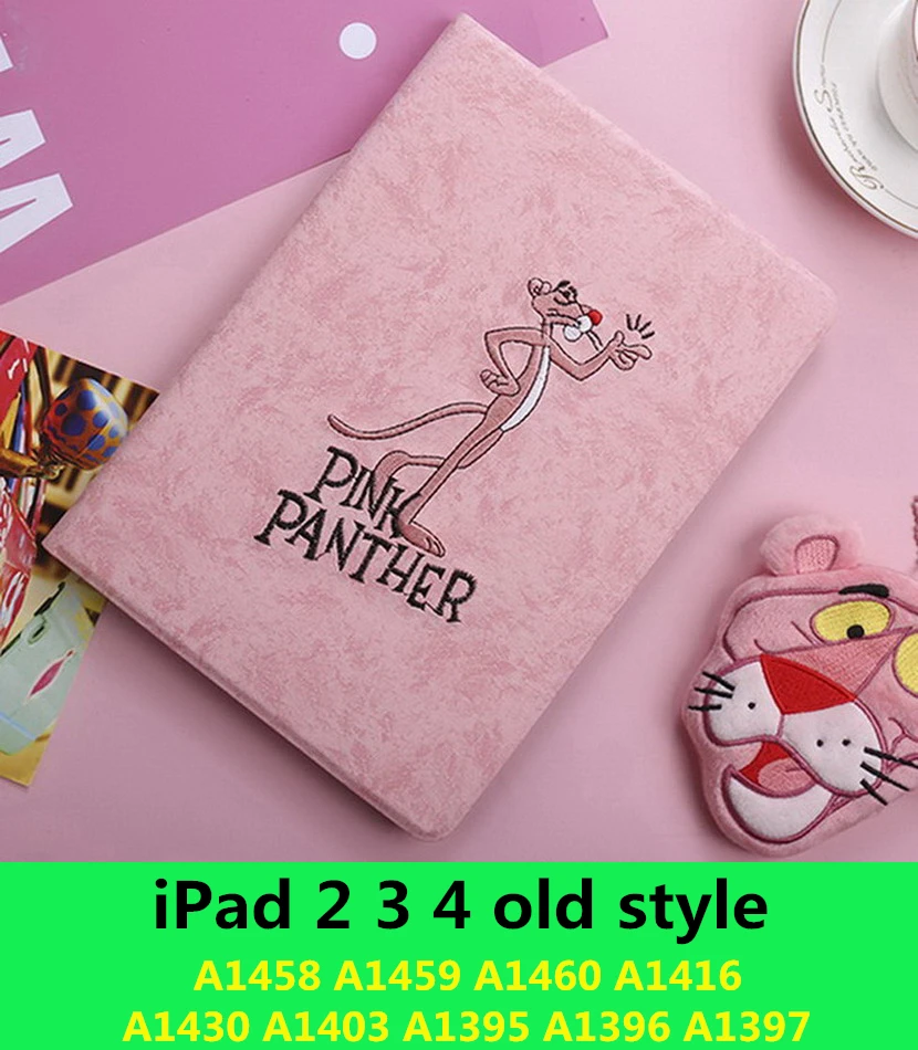 3D с вышитыми героями мультфильмов чехол для нового ipad 9.7inch '3/2/1'mini123/45/для ipad 234 Pro9.7 Искусственная кожа умного сна