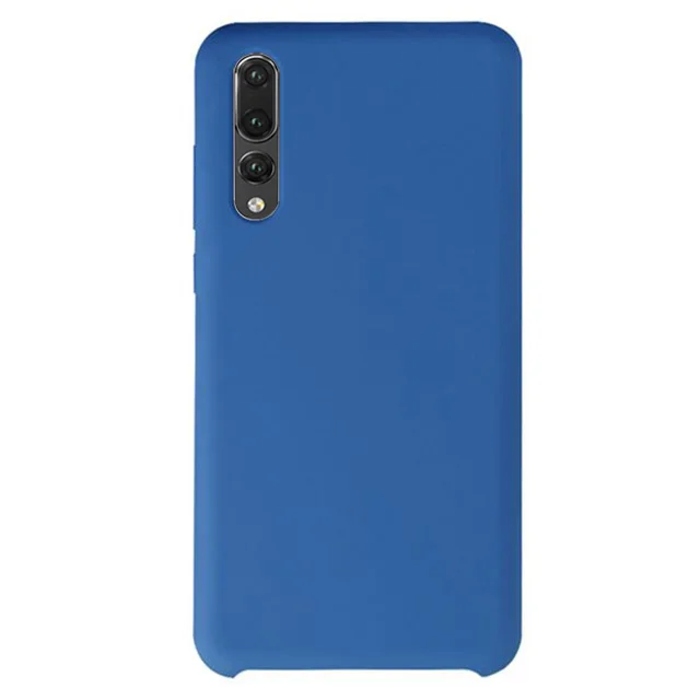 Силиконовый чехол для huawei P20 Lite P30 mate 10 20 Lite Pro для huawei mate 20X Y6 Y7 Y9 - Цвет: Denim blue