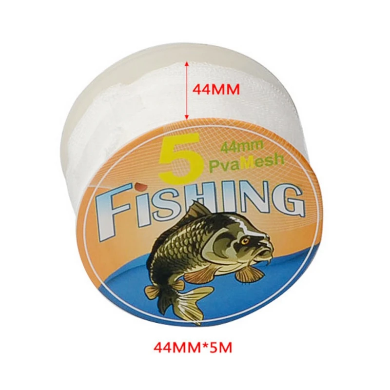 Fishing Accessories 1PC New 5M PVA Mesh Refill Carp Fishing Stocking Boilie Rig Bait Bags