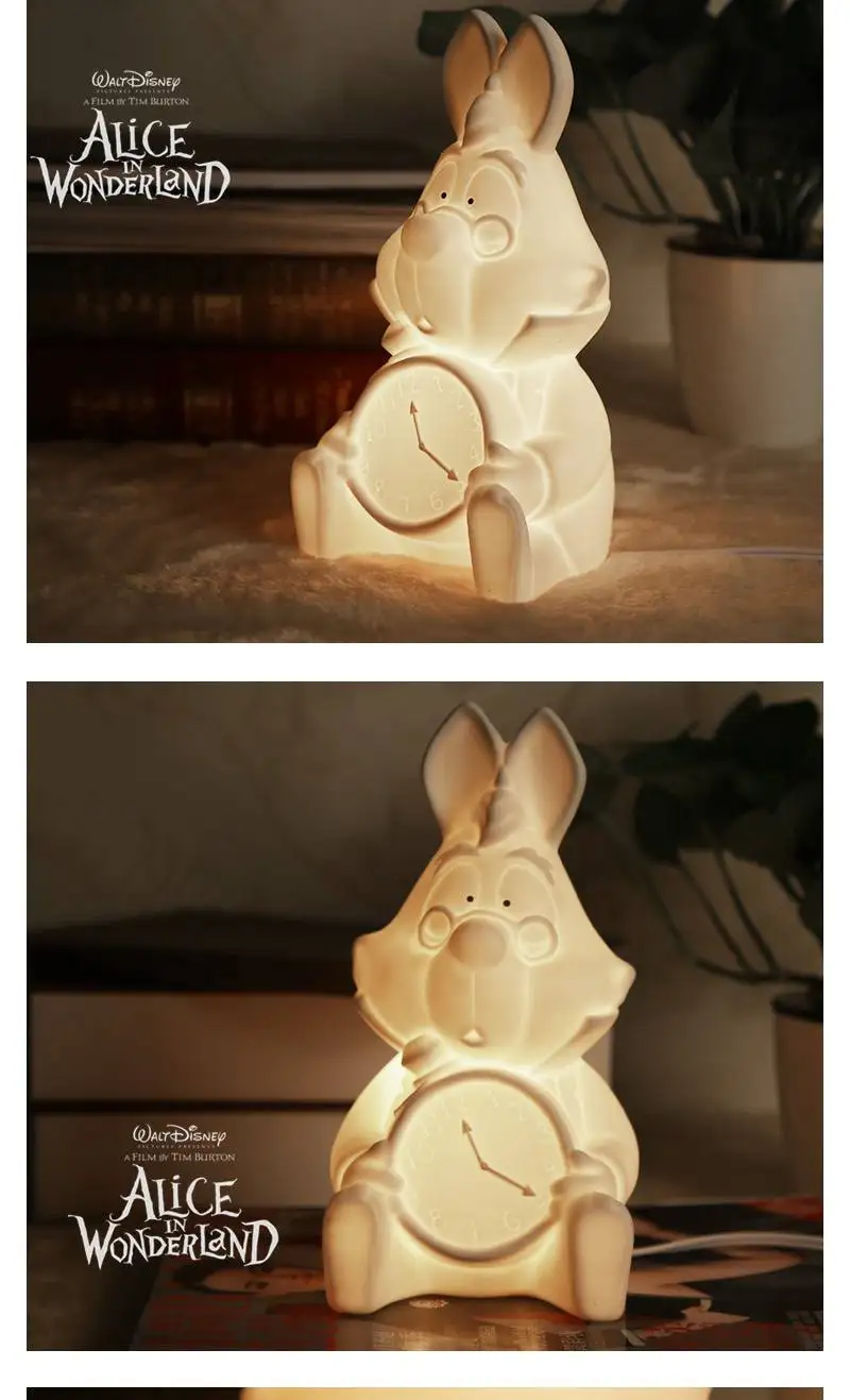 Ночной Светильник Mr White rabbit Алиса в стране чудес подарок для мужчин и женщин
