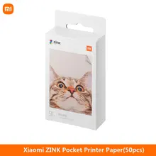 

Original Xiaomi ZINK Pocket Printer Paper Self-adhesive Mijia Photo Print Sheets Xiaomi 3-inch Mini Pocket Photo Printer Pape