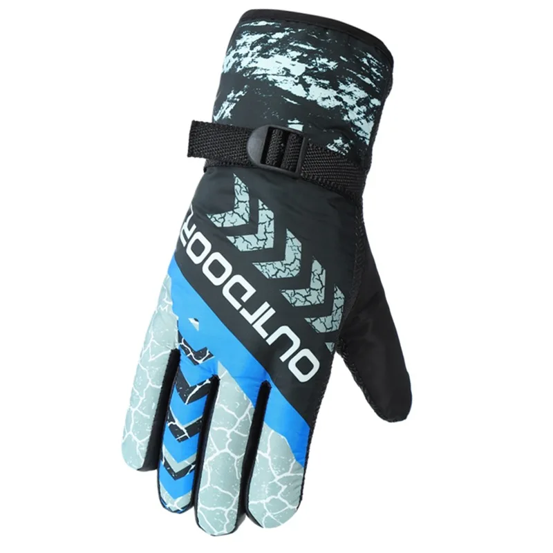 

Ski Gloves for Men Large Cycling Gloves Outdoor Warm Fleece Driving Mittens Bike Snowboard Riding Hiking Motorcycle Sports