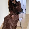 Nouveau printemps filles Robe femmes plaid coton à manches longues robes Femme Robe Vintage Robe fête Boho Robe Femme Vestido automne ► Photo 3/6
