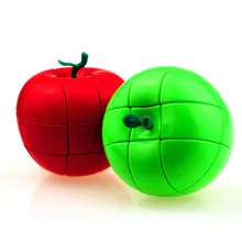 [Yongjun Apple Rubik's Cube] Three Layer Special Shape Christmas Eve Fruit Rubik's Cube YJ0326 Christmas Eve Fruit Gift