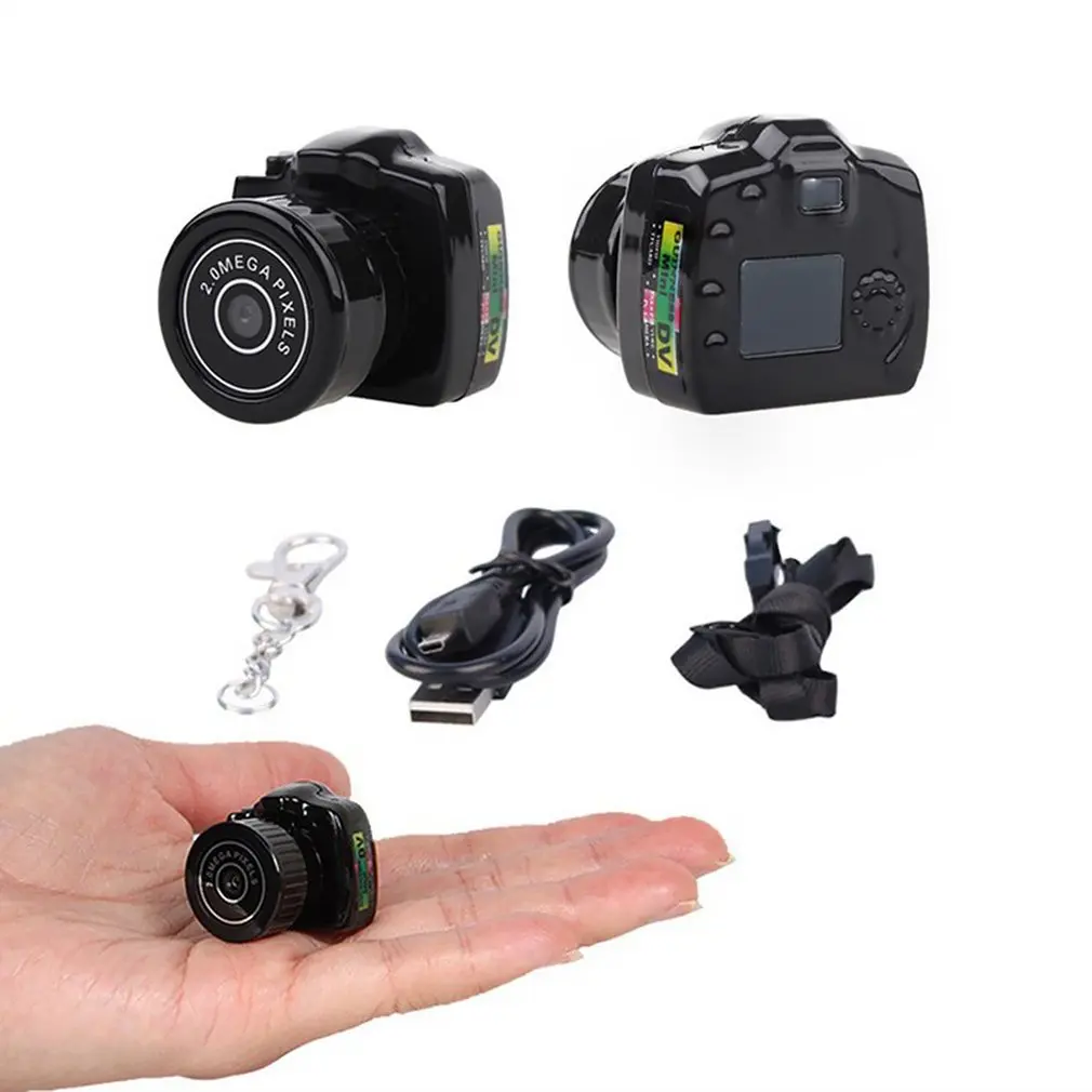

2019 Y2000 Mini Camera Camcorder HD 1080P Micro DVR Camcorder Portable Webcam Video Voice Recorder Camera