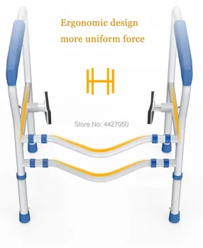 

Toilet handrail elderly safety non-slip disabled toilet bathroom booster