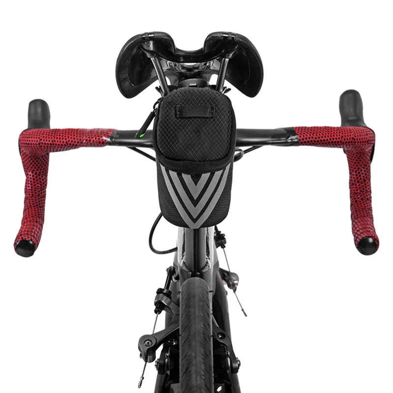 Мини велосипедная сумка для шоссейного велосипеда MTB Светоотражающая седельная сумка с черным ремнем, набор инструментов, задняя Сумка для сиденья, сумки XR-Hot
