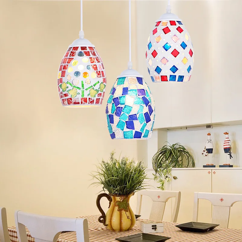 

of goods: Mediterranean small chandelier restaurant, coffee shop, bar, bar, bar, mosaic color bar, retro Chandelier