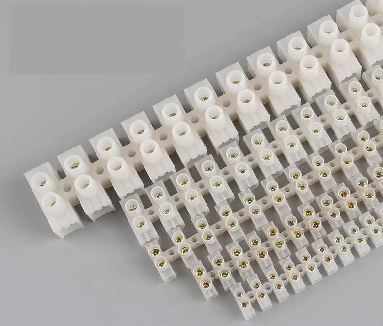 

X3-6012 insulated nylon terminal block plate 60A can cut wire connector butt connector 12 bit