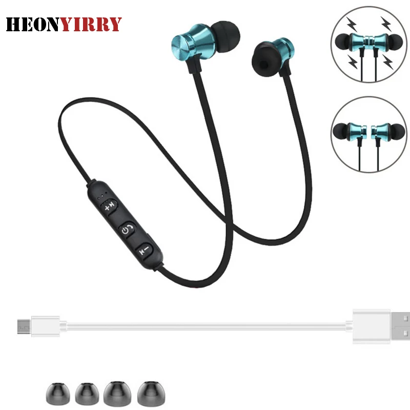 Беспроводные спортивные Bluetooth наушники стереонаушники с микрофоном гарнитура