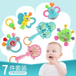 Детская погремушка, 7 шт., развивающая, для детей 0-3 лет, для новорожденных, ручная погремушка, игрушка висящая над кроватью, игрушка Chenghai