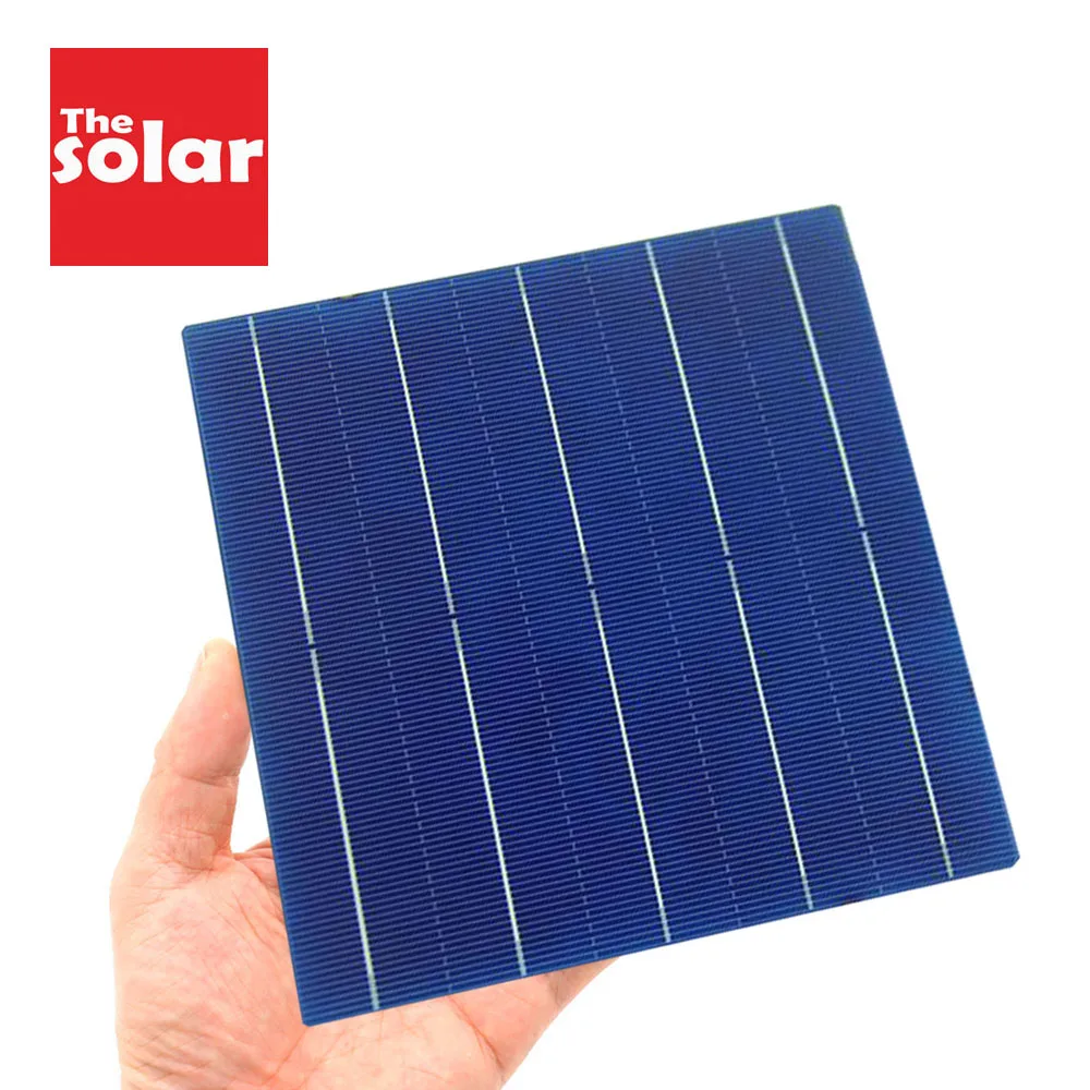 156MM 4.5W 0.5V Polycrystallie Silicon Solar Cells 6x6 For DIY Solar Panel