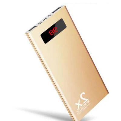 Xiaomi Ультратонкий внешний аккумулятор 30000 мАч Внешний аккумулятор портативное быстрое зарядное устройство для всех смартфонов зарядное устройство водонепроницаемый - Цвет: Gold 30000mAh