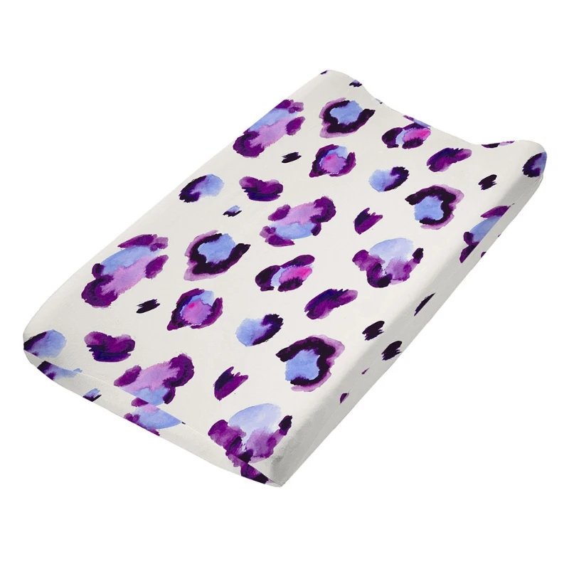 Diaper Changing Pad Soft Cotton Baby Diaper Changing Pad Cover Breathable Detachable Print Nursery Table Sheet