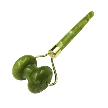 

Natural Jade Beauty Container Jade Massagers Roller Thin Face Machine Beauty Container Roller Single-head Jade Wheel Jade Push.