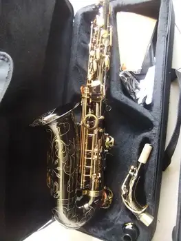

Free Shipping New Arrival Alto Saxophone Selma Professiona Music instrument in black 110405