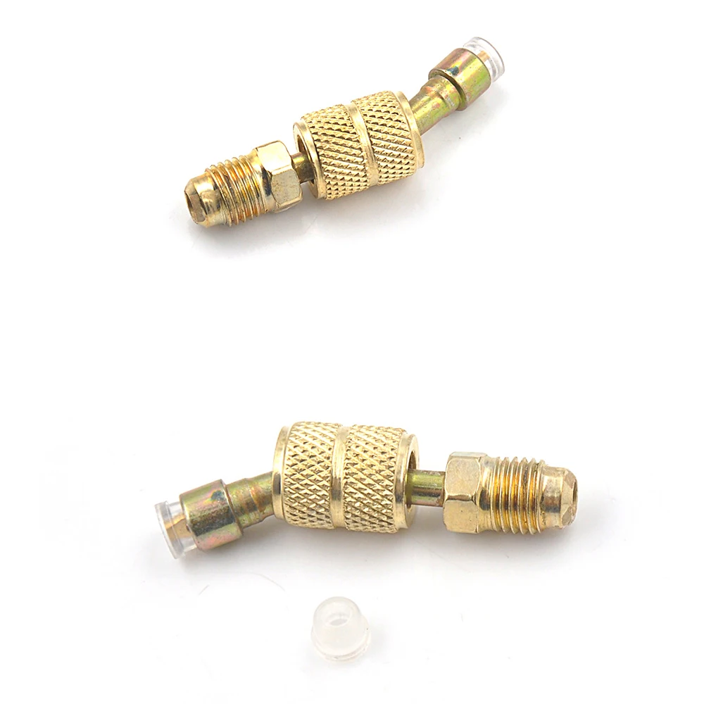 

Gold Stable R410A Gauges Hose Adapter Conditioner Air Conditioning Charging Valve Refrigeration Adapter Connector Adaptor