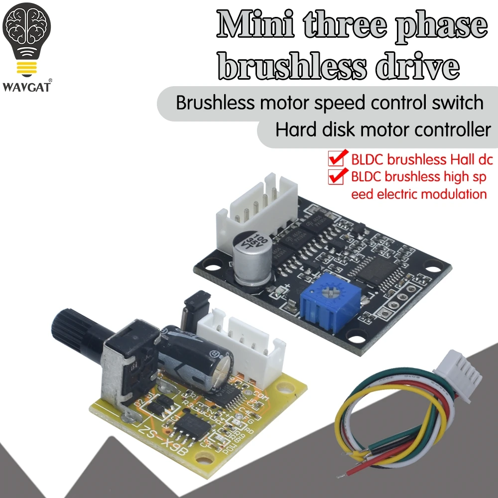 DC 5V 12V 24V 2A/3A 15W бесщеточный контроллер скорости двигателя без Холла BLDC Модуль платы драйвера|Интегральные схемы| | АлиЭкспресс