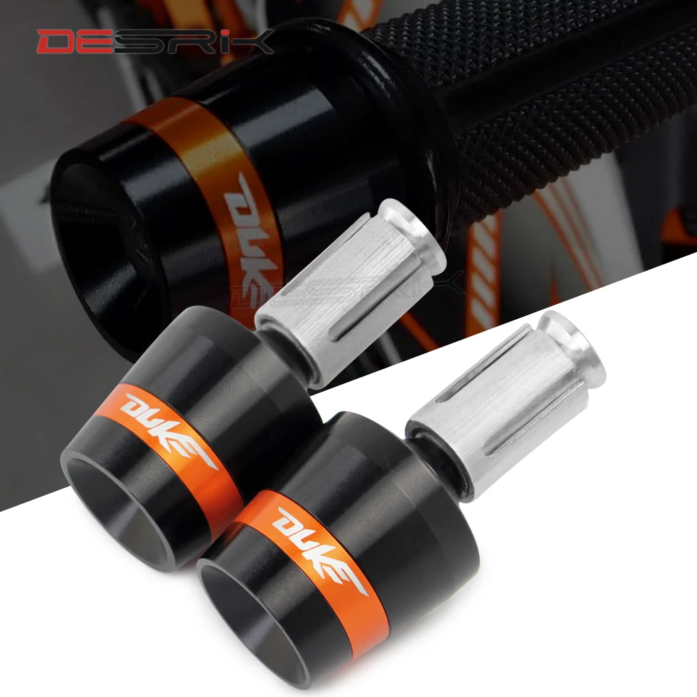 Для KTM Duke 125 200 250 390 RC ADV 1090 1290 ручки руля мотоцикла CNC крышка заглушки с логотипом DUKE