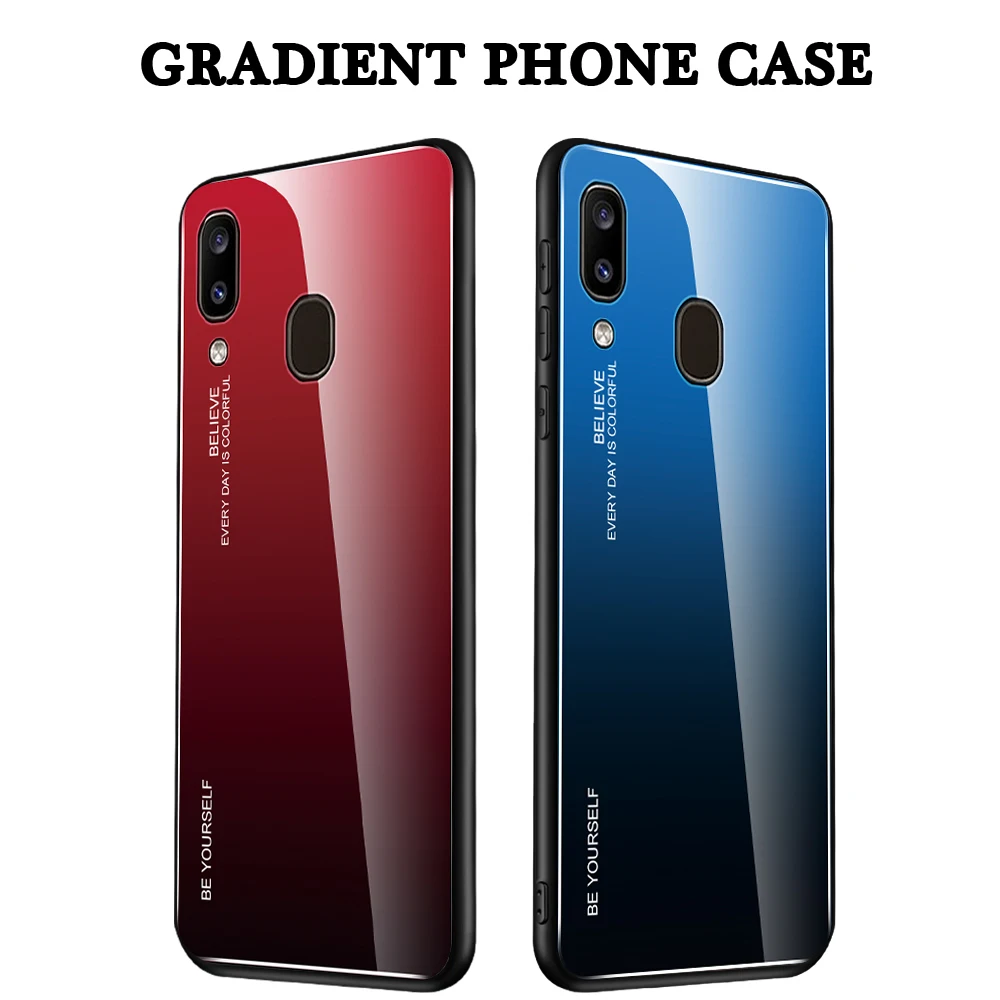Чехол для Samsung Galaxy A40 A42 A52 A72 5G чехол из закаленного стекла GalaxyA40 A 40 A405 SM-A405F A405F
