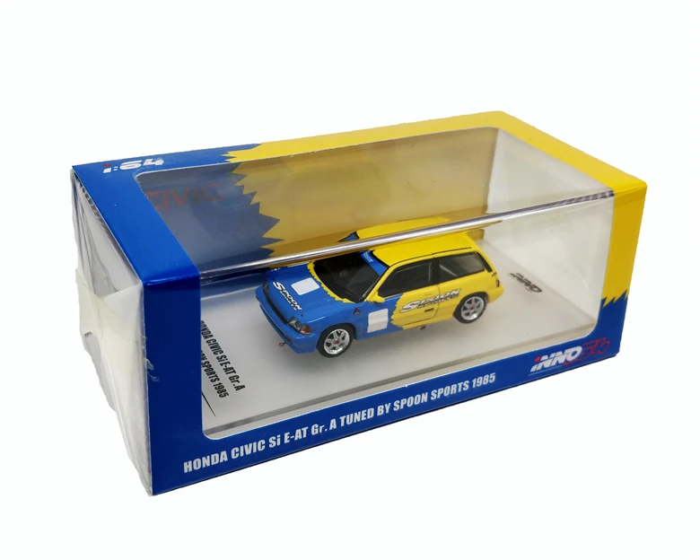 1: 64 INNO64 Honda Civic Тип-R Fit Accord Mitsubishi EVO Toyota Corolla levin гонки литой модельный автомобиль
