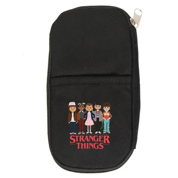 

Stranger things Pencil Case Kids Stationery Storage Fashion TV show Bags For Teenage Girls Zipper Makeup Cosmetic Case