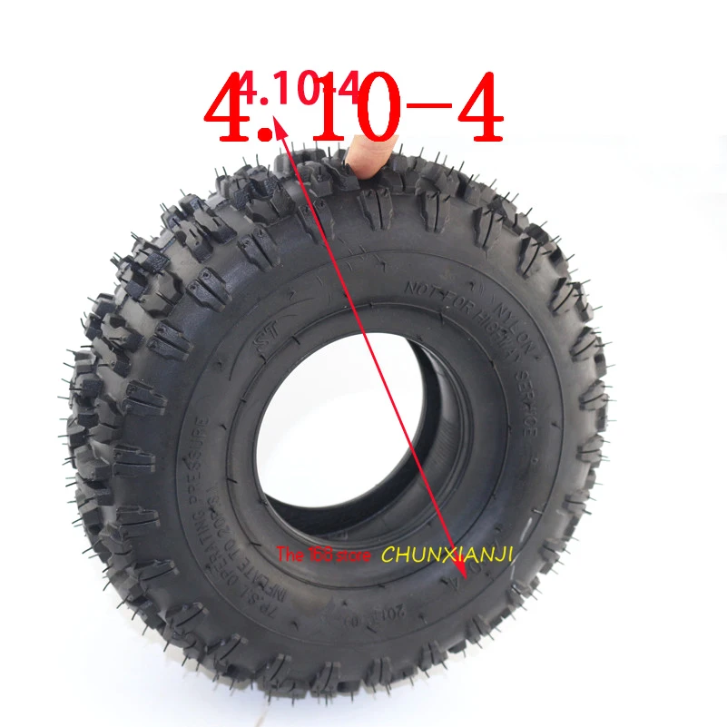 Высокая производительность 4,10/3,50-4 410/350-4 ATV Quad Go Kart 47cc 49cc массивные 4,10-4 шины внутренняя труба подходит для всех моделей 3,50-4 " шины