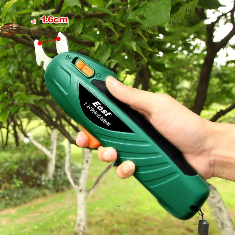 Электрический секатор ножницы электроинструменты 0-16 мм Ножницы 7,2 В литиевая батарея садовый секатор филиал фрукты ножницы для деревьев