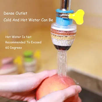 

Faucet 6-Layer Water Filter Water Purifier Home Kitchen Tap Faucet Filter 2PC Shower Diffuser Faucet Kitchen Accessories#YL5