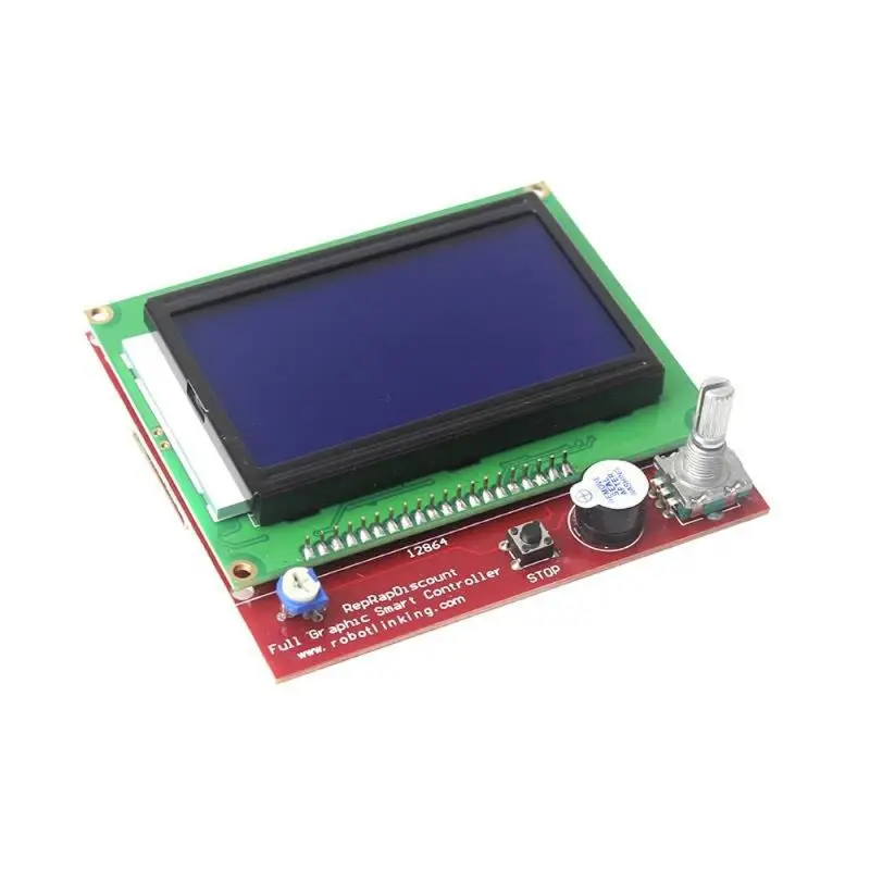 Для 3D принтера smart controller RAMPS 1 4 LCD 12864 панель управления синий экран оптовая продажа