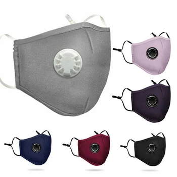 

Cotton PM2.5 Anti Haze Mask Breath valve anti-dust mouth mask Activated carbon filter respirator Mouth-muffle mask face
