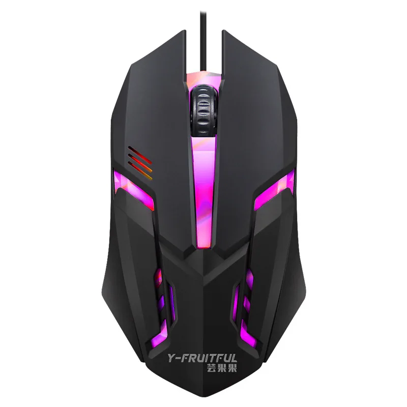 

New 7-color LED backlit gaming mouse USB wired computer mouse 2000dpi optical ergonomic notebook PC gaming mouse