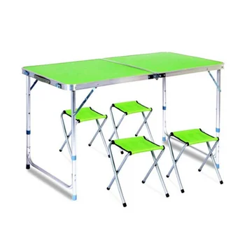 

Outdoor portable folding table household leisure wild table, aluminum alloy simple stand table Minimalist Modern camping chair