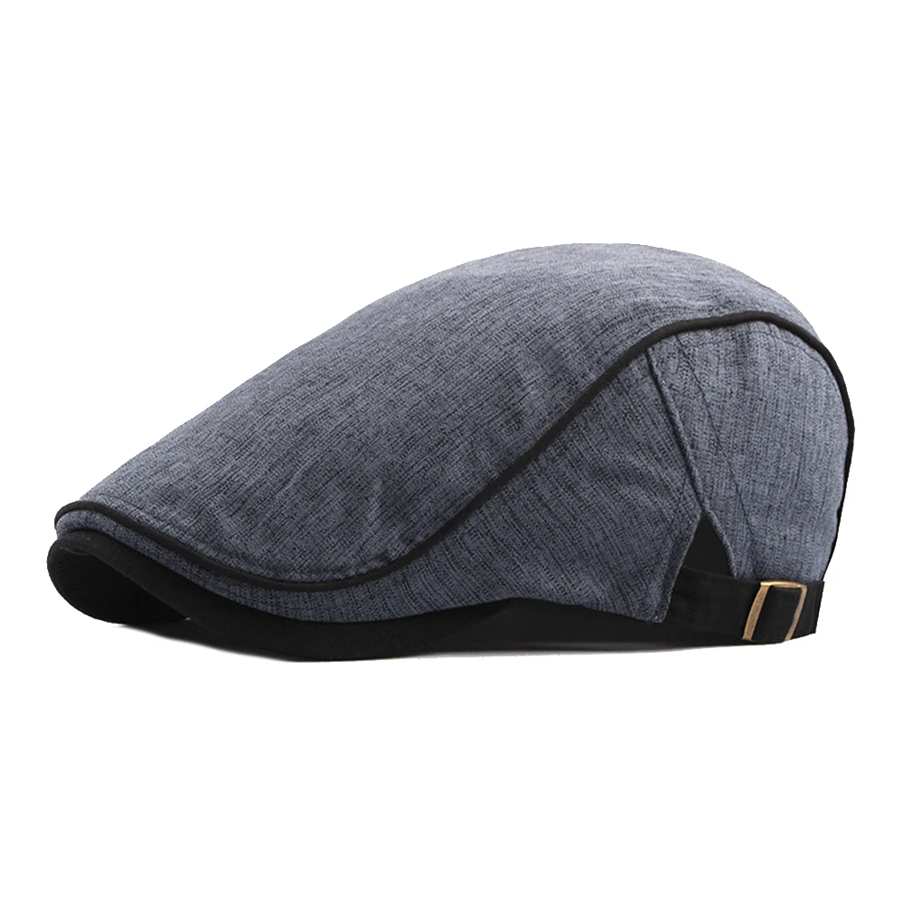 Британский FashionHat дышащие хлопковые береты Для мужчин Повседневное берет шапка, кепка регулируемого Кепки s 6 вариантов