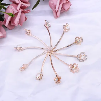 

19pcs Hair Pins Clover Butterfly Flower Pearl Hair Clips for Ladies and Girls (Six Different Patterns, Randomly Delivery)