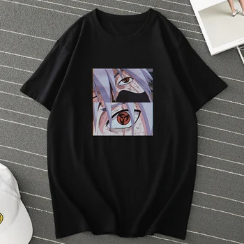 

Summer Short Sleeve Naruto T Shirt for Men Clothing 90s Streetwear Cool Cotton Tops for Women 2020 Anime Tee Shirt Harajuku Top