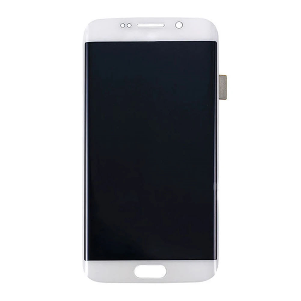 Sensitive Replacement Assembly Easy Install Touch Screen Digitizer Accessories LCD Display Clear Capacitive For Galaxy S6edge - Цвет: Белый