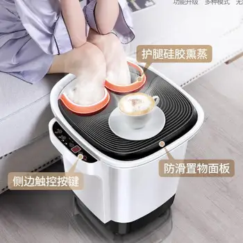 

Foot tub automatic massage foot artifact electric heating foot washing machine deep barrel steam foot barrel