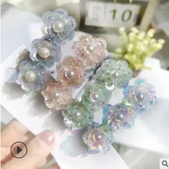 Multi 50 шт./лот, сделай сам, простой, мульти, для девочек, кристалл, жемчуг, заколки для волос, утки, заколки, цветы, шпильки, инструменты для укладки волос, аксессуары HA1375 - Цвет: Multi
