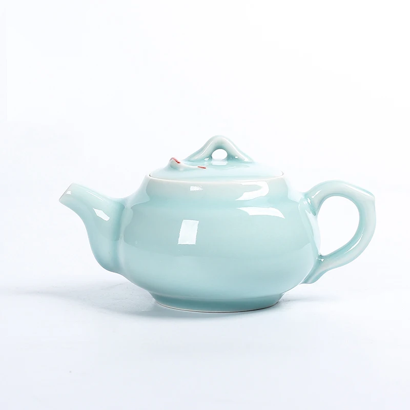 Celadon Creative Small Fish Teapot Ceramic Single Pot Household Living