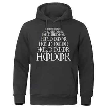 

Game of Thrones Hoodies Fashion Printed 2020 Hoody Men Autumn Fleece Sweatshirts With Hat HODOR Streetwear Brand Male Pullovers