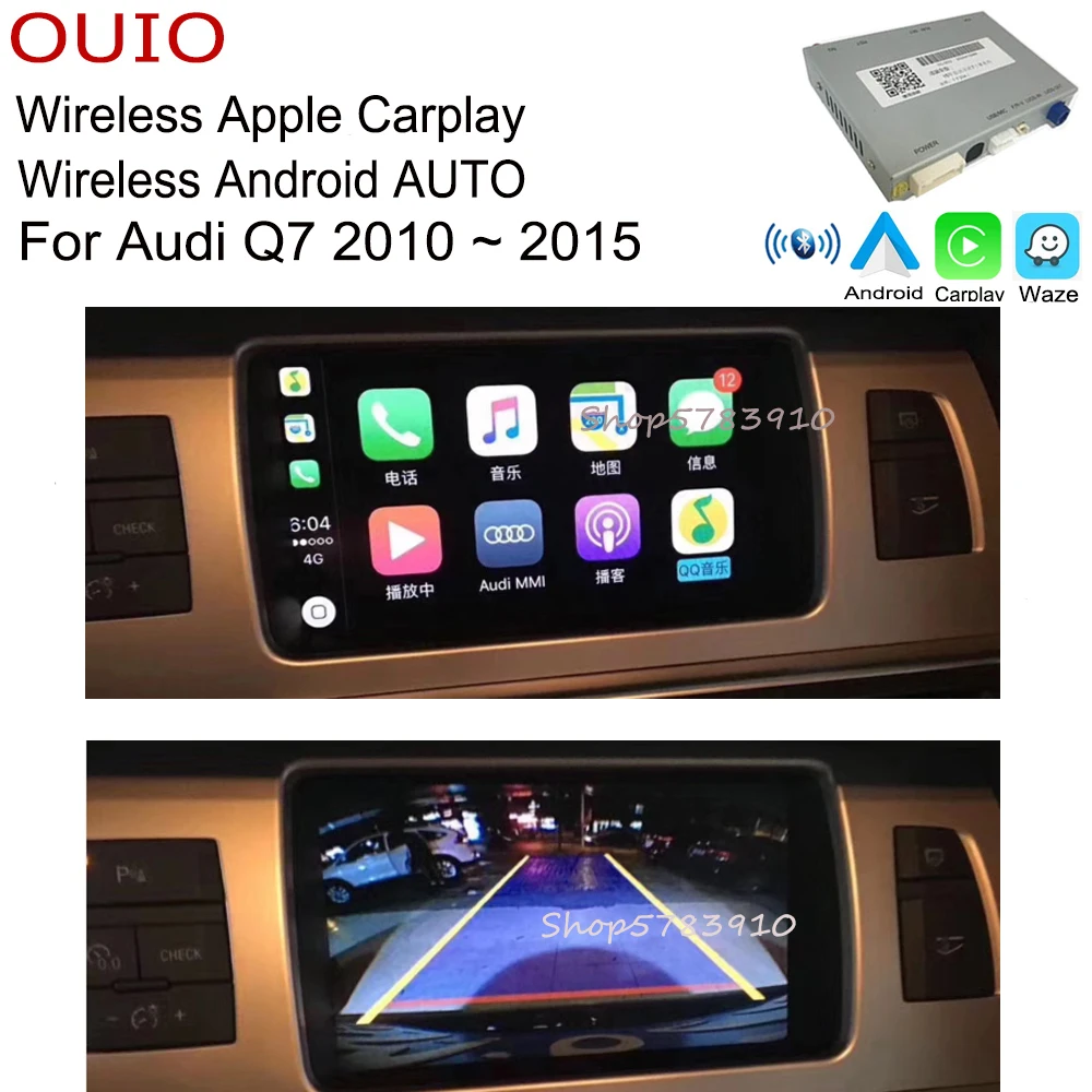 Беспроводной интерфейс carplay для Audi Q7 2010 ~ 2015/беспроводной автомобильный